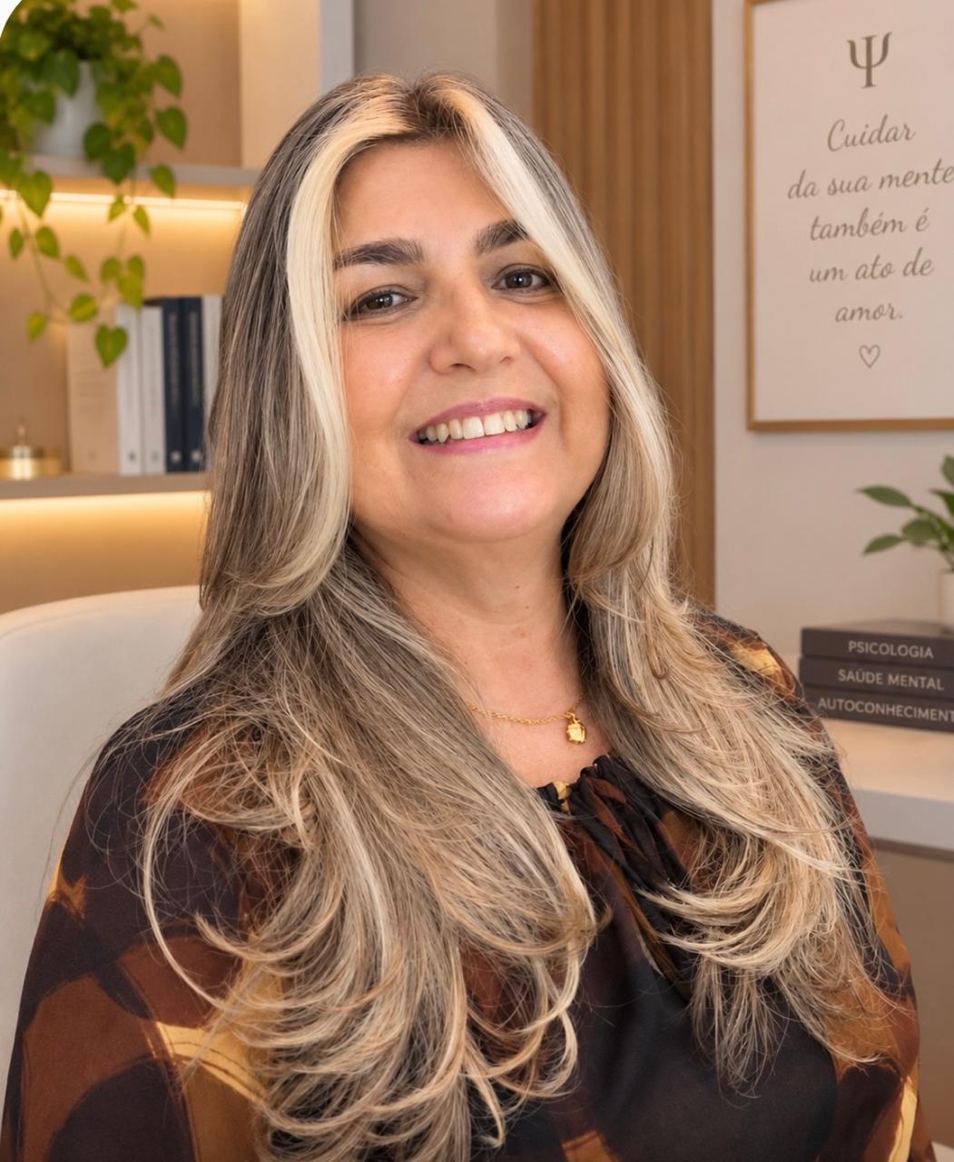 Márcia, secretária da Clínica Pensar e Agir